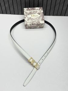 Dior_25_White_Womans_Belt_With_originalBox_DustCover
