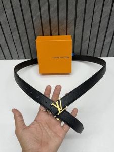 Louis_Vuitton_38_Black_Womans_Belt_With_originalBox_DustCover