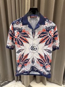 Gucc_i Premium Mongram Printed Shirt 