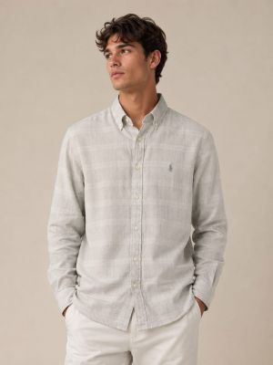 RALP-H L-AUREN P-OLO IMPORTED STORE ARTICLE SHIRT LIGHT GREEN