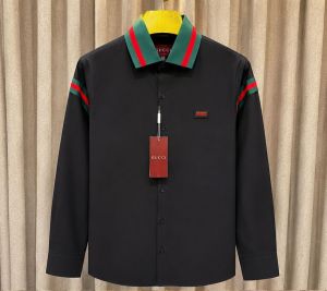 GUCC_I BLACK IMPORTED FULL SLEEVES SHIRT 