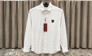 LORO PIAN_A WHITE IMPORTED PREMIUM STORE ARTICLE SHIRT