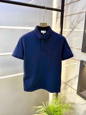 Lacost e Blue Polo Premium Collar Neck T-shirt F3690-BU
