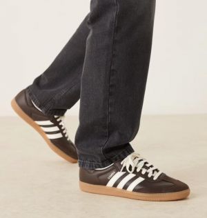 Adida_ss Samba sneakers in Dark Brown White 645