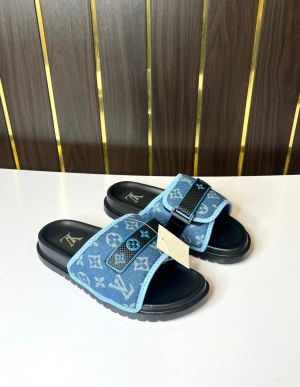 _Louis_Vuitton_Premium_Denim_Flipflop_Blue