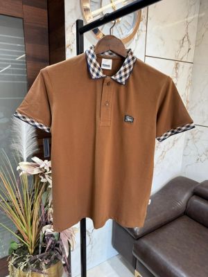 BURBERR Y PREMIUM POLO NECK T-SHIRTS
