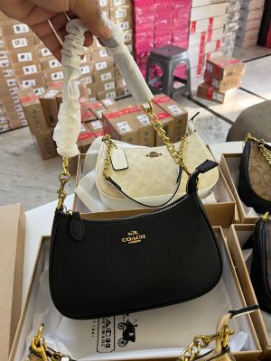 Coach_teri shoulder bag in signature canvas bag with box packing 