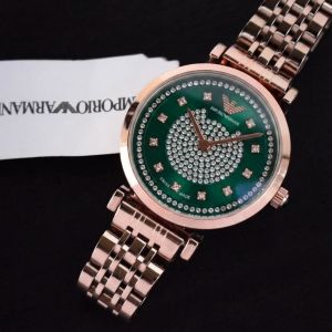 Emporio_Armani_Women_32MM_Rosegold_Green