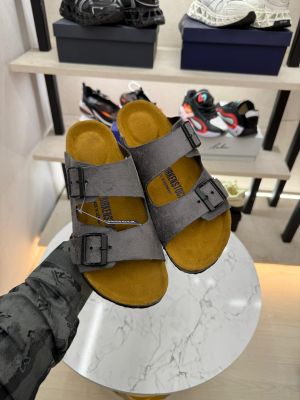 Birkenstock Arizona grey suede