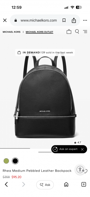 Michael_Kors_CB_Rhea_Black_Pebbled_Leather_Backpack_With_Original_Dustcover_And_Carry_Bag
