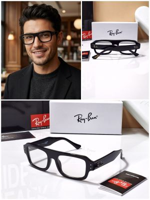 RAYBAN OFFICIAL 4454 GLOSSY BLACK STYLISH LATEST MODEL 417