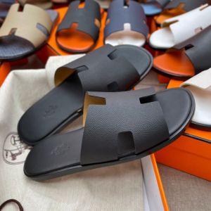 Herme.s Izmir Leather Premium Black fixed