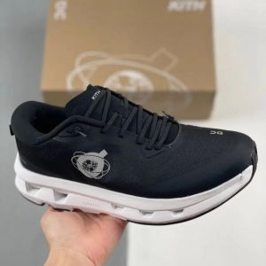 On running x kith cloudzone black white