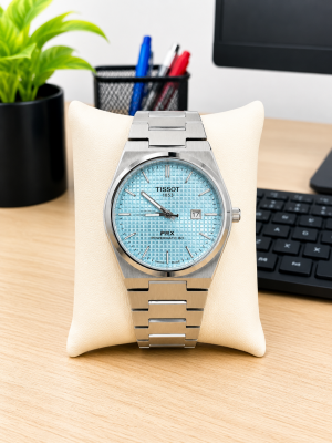 TISSOT_PRX_SILVER_SKYBLUE_TEXTURE_DIAL_AT358