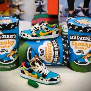 Nikee SB Dunk Low Chunky Dunky BEN AND JERYY UA Quality Fix 1179