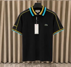 LACOST_E BLACK PREMIUM COLLAR POLO (LAC1)