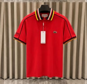 LACOST_E RED PREMIUM COLLAR POLO (LAC1)