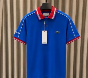 LACOST_E BLUE PREMIUM COLLAR POLO (LAC1)