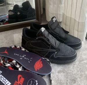 Air jordan 1 x travis scott low og phantom seude leather surplus ua batch with original box butter paper laces SALE