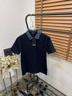 Versac_e Imported Very Premium Bio Washed Classic Polo T-shirt (DN 514)
