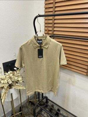 Versac_e Imported Very Premium Bio Washed Classic Polo T-shirt (DN 514)