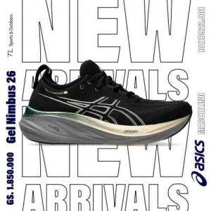Asicss Gel-Nimbus 26 Platinum Black Champagne  635