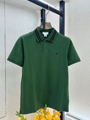 Calvin_Klein Green Collar Neck Premium Polo T-shirt F3692-GR