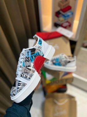 Christian_louboutin_vieira_print_ _junior_premium_sneaker SALE 