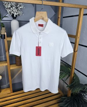 Hug o Collar T Shirt White M352-W