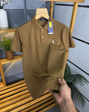 R L Pol T Shirts Coffee K100-CF