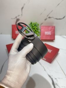 Diese_l DL-603 black brown reversible belt black buccal with og box 