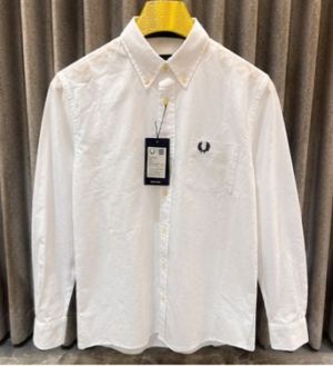 SALE FRED PERRY WHITE OXFORD SHIRT
