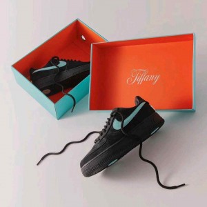 Nikee Airforce 1 Low Tiffany Black Semi UA