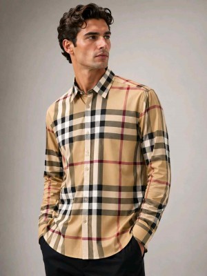 BURBERRY_Premium_Check_Motif_Imported_Store_Article_Shirt_GZ_00106
