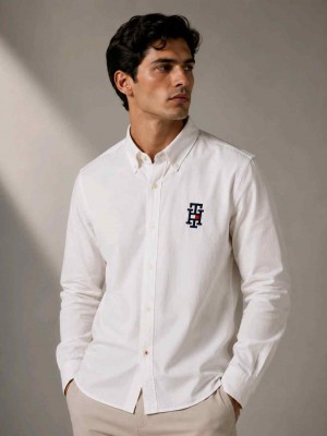 TOMMY_HILFIGER_Premium_Oxford_Cotton_Fabric_Store_Article_Shirt_GZ_0116