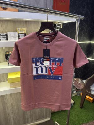 Tomm y Hilfiger Round Neck Tshirt ( Pink )