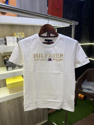 Tomm y Hilfiger Round Neck Tshirt ( White )