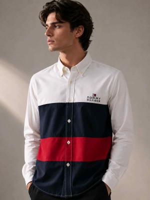 TOMMY_HILFIGER_Premium_Oxford_Cotton_Fabric_Store_Article_Shirt_GZ_0113