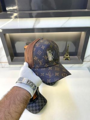Loui s Vuitton Logo Premium Monogram Cap F3492-A8