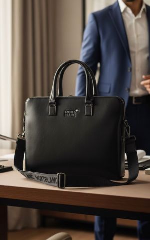 Mont blanc Polished Premium Quality Laptop Bag 6244