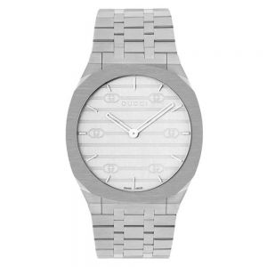 Gucci_Mens_Slim_Japan_Stainless_Steel_Silver