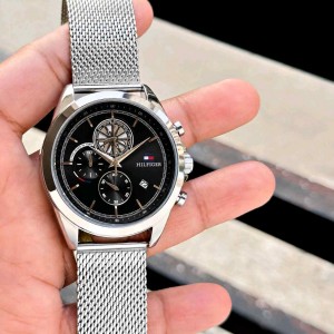 Tommy_ Hilfiger Stewart silver Black