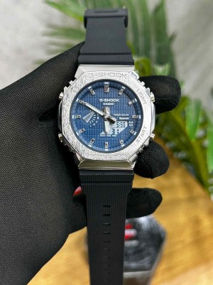 G SHOCK_ GA2100 BLACK STEEL