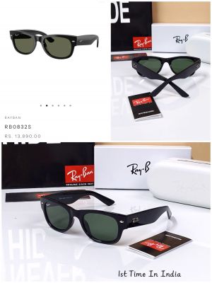RAYBAN 0832 LIMITED EDITION BLACK GREEN SHOWROOM TOP SELLING MODEL 419