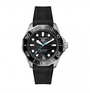 tag heue r aquaracer 2024 black silicon strap