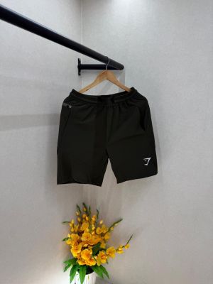 Gym Shark Logo Olive Premium Shorts F3831-OL