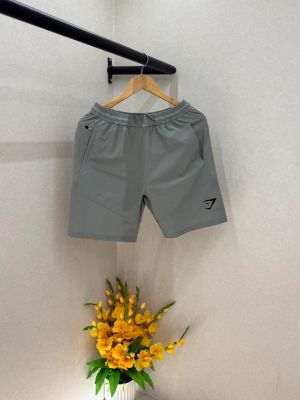 Gym Shark Logo Grey Premium Shorts F3831-GY
