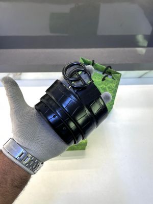 Gucc_i Reversible Full Black Belt Fa 289