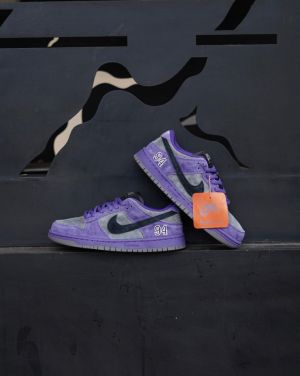 Sb dunk low Supreme 94 ink iron grey Suede Quality 