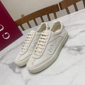 Guccci GG Interlocking White Sneaker